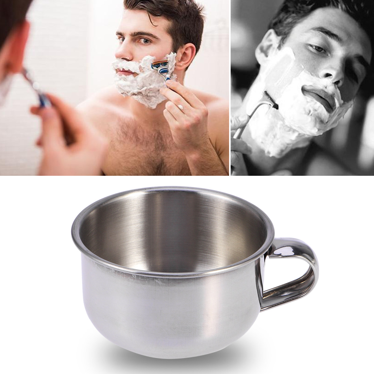Mens Grooming Travel Kit - 1 szt. Miska do golenia podróżna,