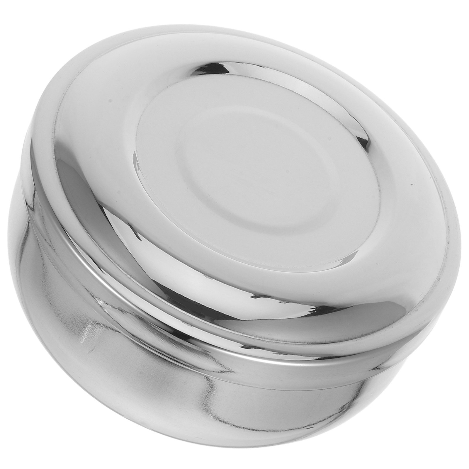 Mens Grooming Travel Kit - Metalowa miska do golenia z pokrywką,