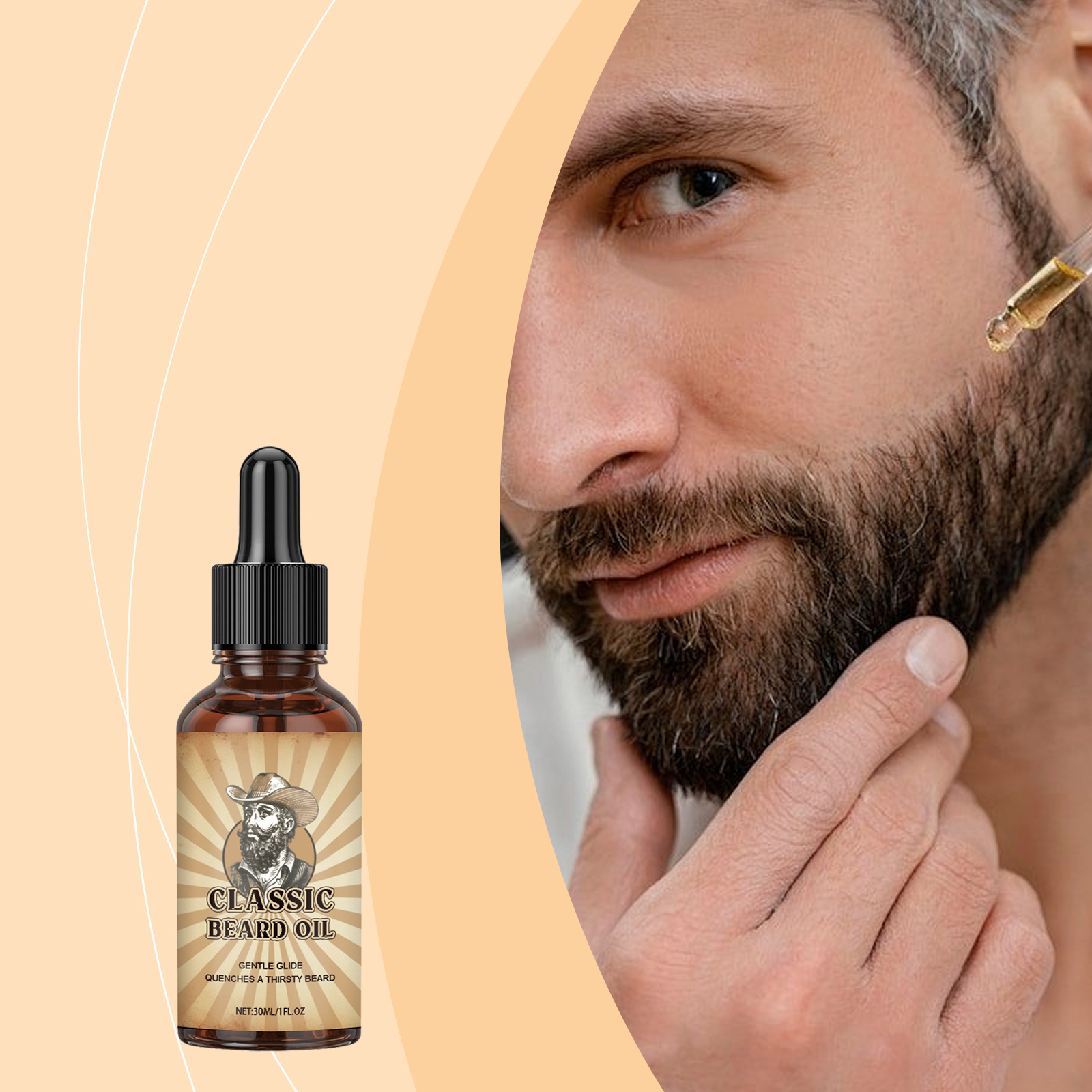 Beard Oil - Olejek do pielęgnacji zarostania brody, poprawiający