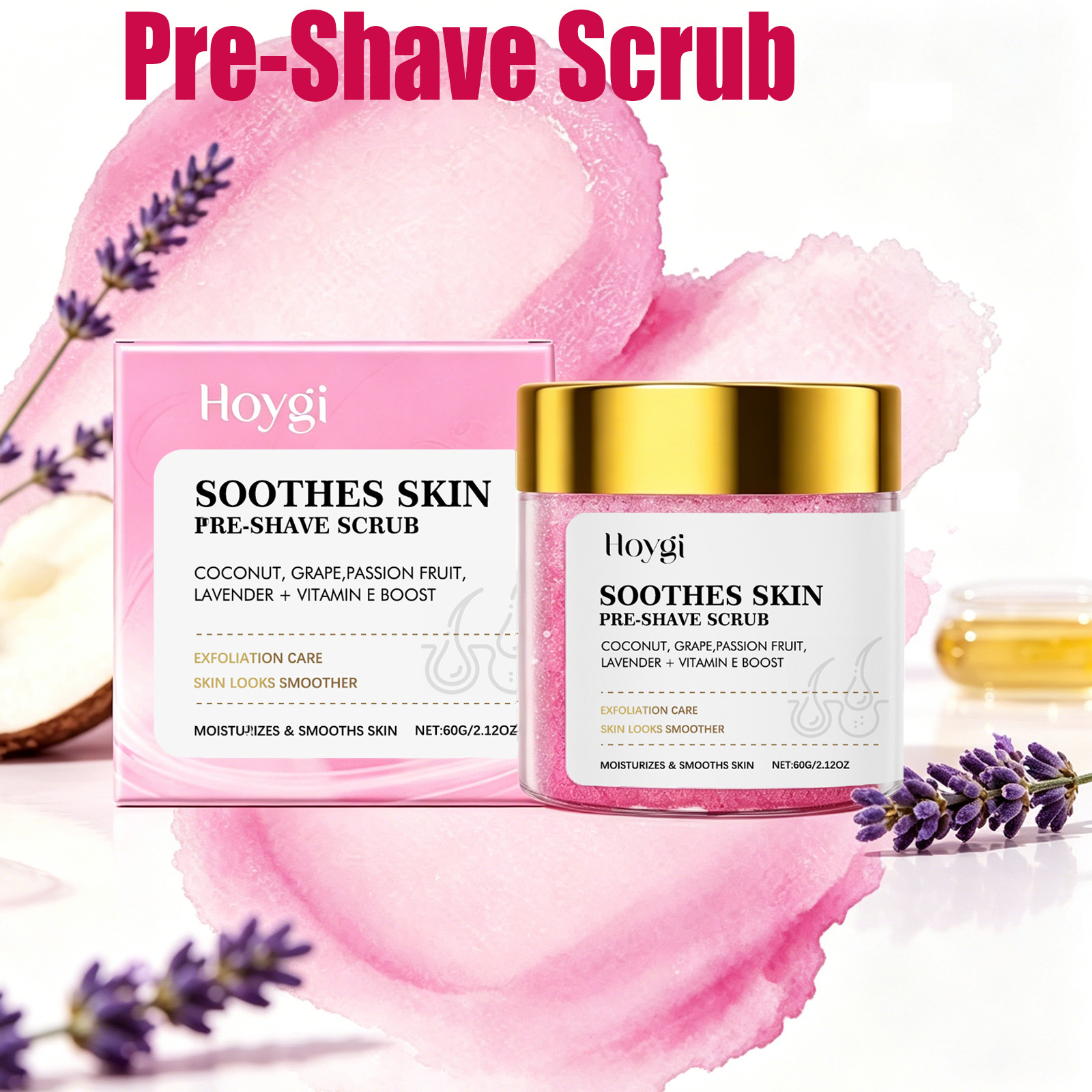 Shaving Cream - Delikatny peeling do ciała przed goleniem