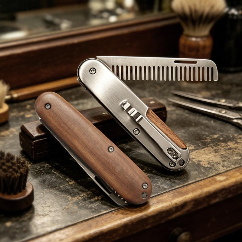 1 szt. Fryzjerski Grzebień Pod – Mens Grooming Travel Kit recenzja i cena