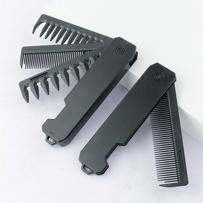 Składany grzebień do brody 3 w – Mens Grooming Travel Kit recenzja i cena