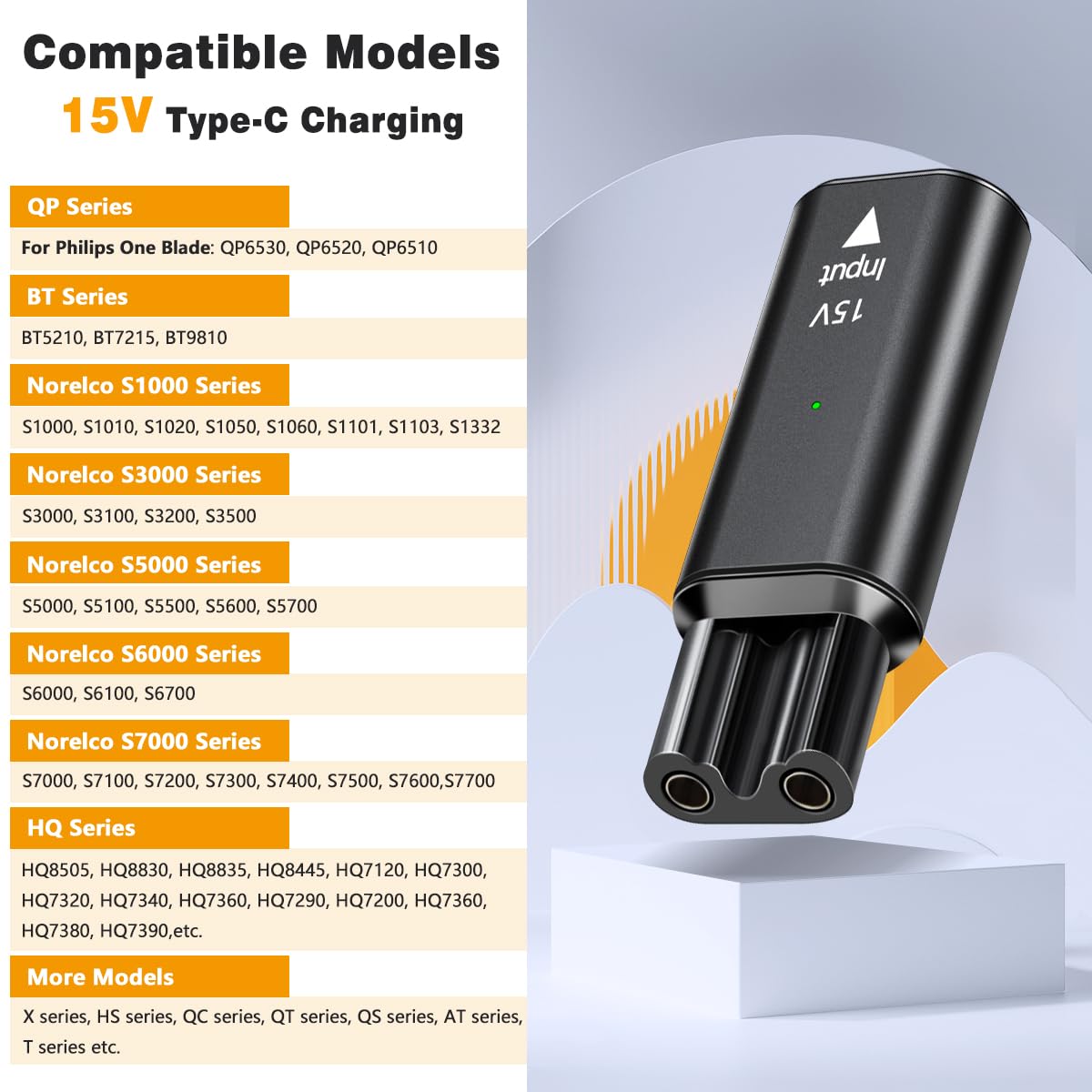Brangdy 15V HQ8505 Type-C Shav – Electric Razor recenzja i cena